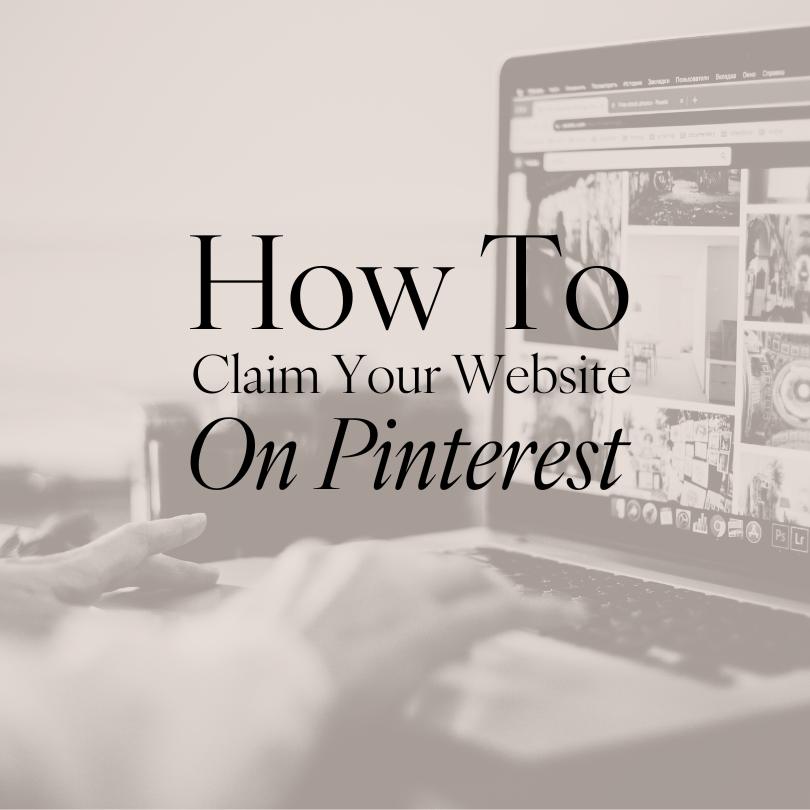 Homepage Apr 2024 8 How to Claim Your Website on Pinterest: The Complete Guide Every Blogger Needs