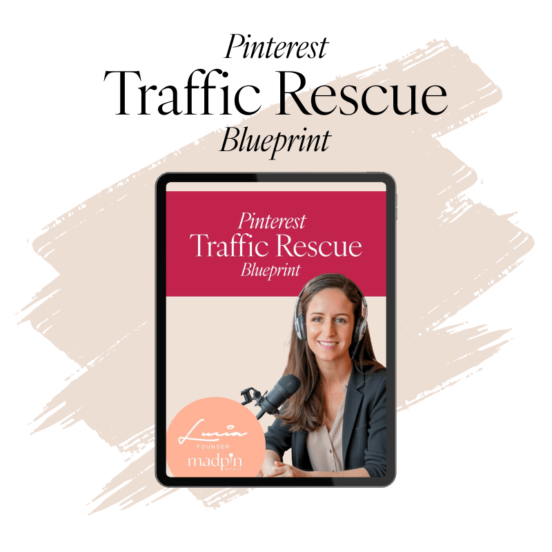 Pinterest Traffic Rescue Blueprint - Free course