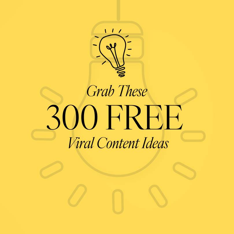 Struggling to Get Pinterest Saves? Grab These FREE 300 Viral Content Ideas
